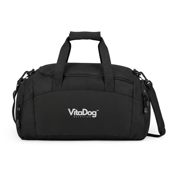 Classic Black Gym Bag – Durable Sports Duffel with Shoulder Strap