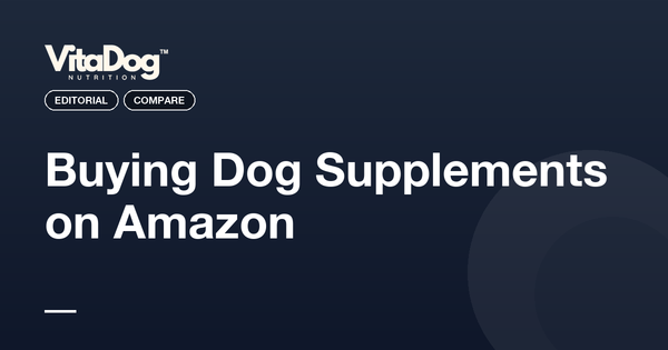 Buying Dog Supplements on Amazon