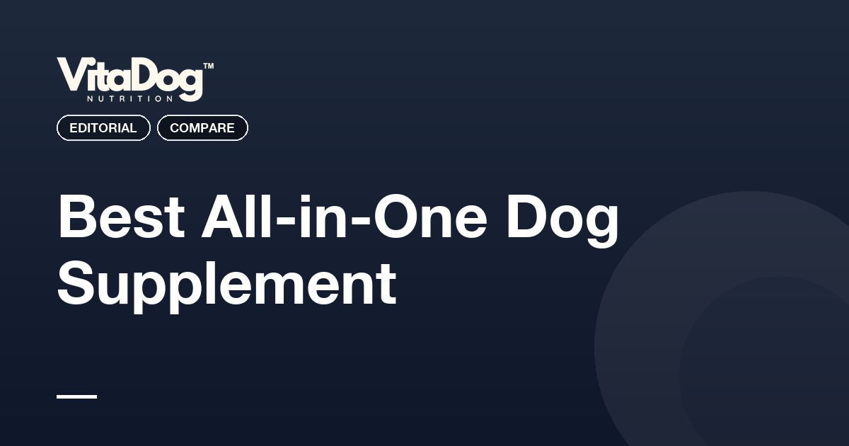 Best All-in-One Dog Supplement