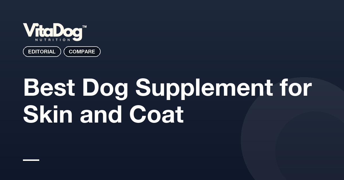 Best Dog Supplement for Skin and Coat