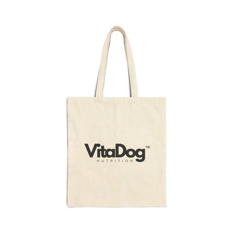 Canvas Tote Bag - VitaDog Logo Reusable Grocery & Beach Bag
