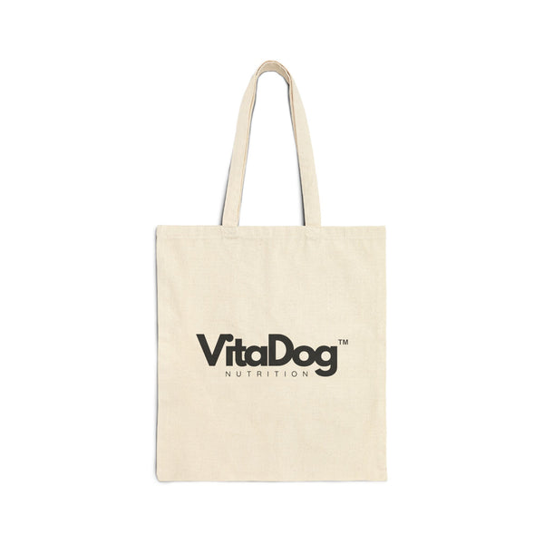 Canvas Tote Bag - VitaDog Logo Reusable Grocery & Beach Bag