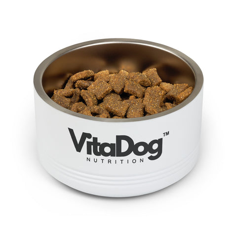 VitaDog Stainless Steel Pet Bowl – 18oz Durable Ceramic-Coated Dog Bowl