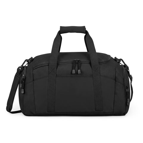 Classic Black Gym Bag – Durable Sports Duffel with Shoulder Strap