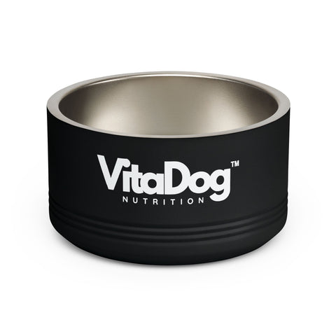 VitaDog Stainless Steel Pet Bowl – 18oz Durable Ceramic-Coated Dog Bowl