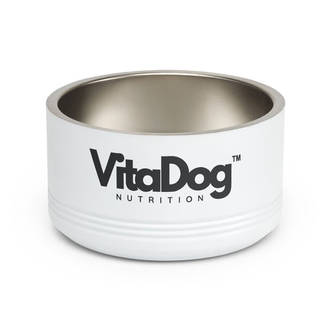 VitaDog Stainless Steel Pet Bowl – 18oz Durable Ceramic-Coated Dog Bowl