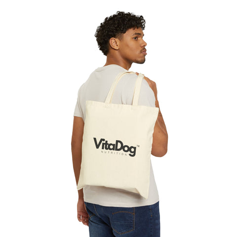 Canvas Tote Bag - VitaDog Logo Reusable Grocery & Beach Bag