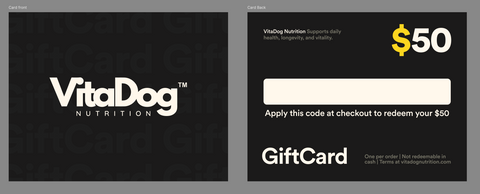 VitaDog $50 Gift Card